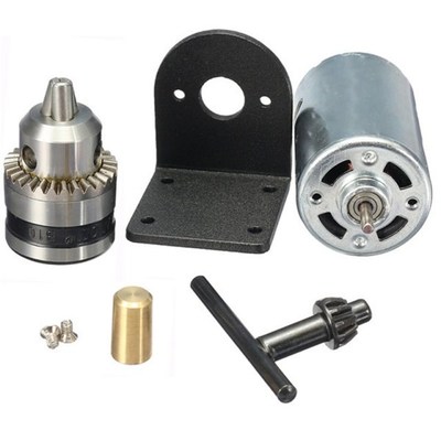 DC 12-36V Lathe Press 555 Motor With Miniature Hand Drill Ch