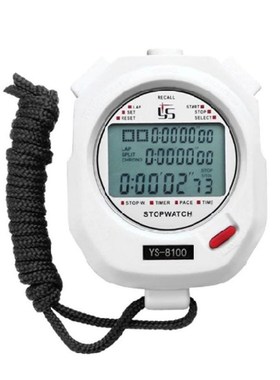 Three Rows of 100 Stopwatch Timers Track and Field Training