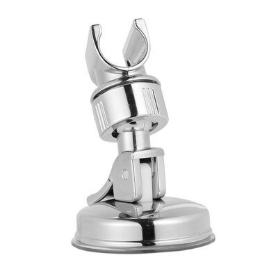 Shower Head Handset Holder Chrome Bathroom Wall Mount Adjust