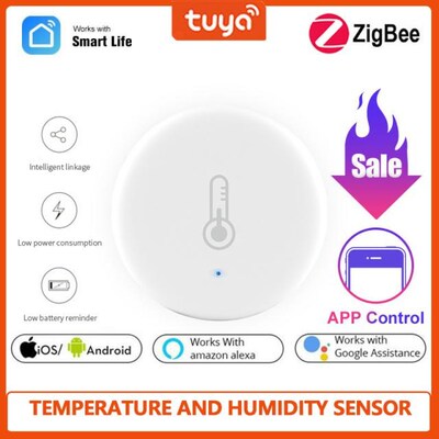 Tuya ZigBee Temperature And Humidity Sensor Indoor Hygromete