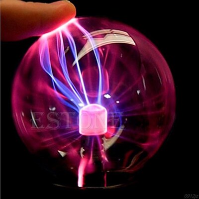 1PC Plastic Luminaria Glass Plasma Ball Hot Magic USB Sphere