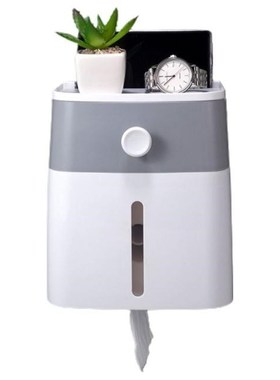 Bathroom Waterproof Tissue Storage Box Toilet Paper Roll Hol