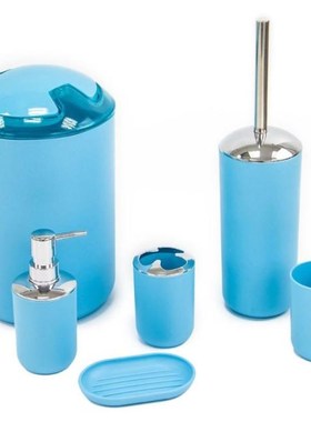 Bathroom accessories 6 plastic gift sets toothbrush holders