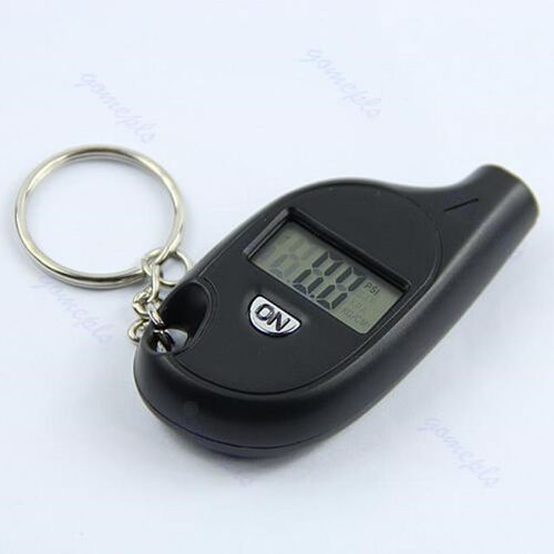 AIMOMETER Mini LCD Digital Tire Tyre Keychain Air Pressure G
