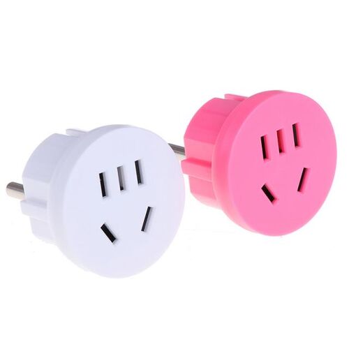 1PCS Universal UK US AU To EU AC Power Socket Plug Travel Ch