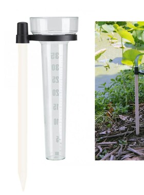 7XEA Rain Gauge 1 Piece Plastic Rain Gauge with Stand Rainfa