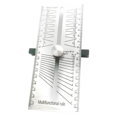 Ruler Straightedge Angle Gauge Multifunctional 90 Degree Mar