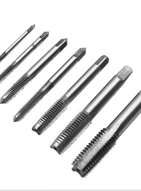 7PCS/set HSS M3-M12 Machine Straight Fluted Screw Thread Met