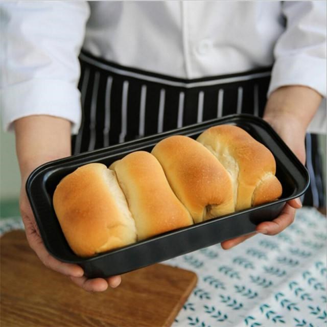 1pc Loaf Pan Rectangle Toast Bread Mold Cake Mold Carbon Ste