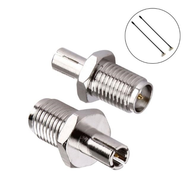 1Set SMA to TS9 RF Coaxial Adapter Male Female Coax Connecto