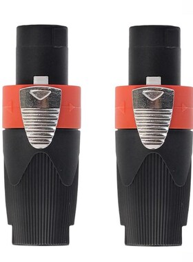 2pcs 4-Pole Male Speakon Audio Cable Connector Plug for Cabl