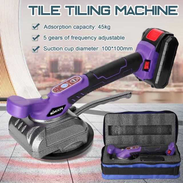 21V 45kg Tiling Tiles Machine Tile Vibrator 100*100mm Suctio