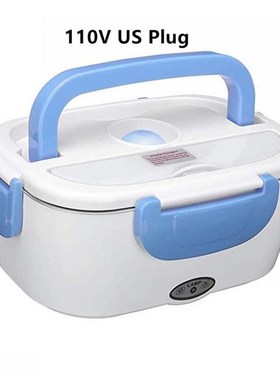 EU US Thermic Dynamics Lunchbox Electric Lunch Box and Spoon