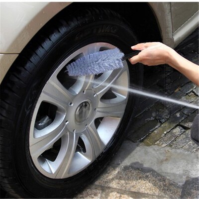 Portable car wheel rim Bendable Detailing wash brush Not scr