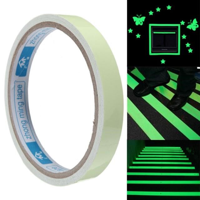 10M Self-adhesive Luminous Tape 10/15/20mm Strip Glow In The