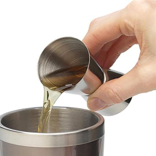 15/30ml Stainless Steel Measuring Cup Measuring Wine Glass O