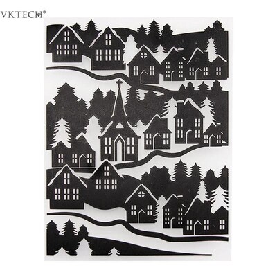 Plastic Embossing Folders Template Craft DIY Scrapbooking Em