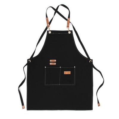 2020 New Thick Canvas Unisex Apron Bib Chef Kitchen Aprons f