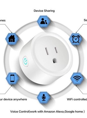 Portable Intelligent Automatic Mini Socket Plug Wi-Fi Enable