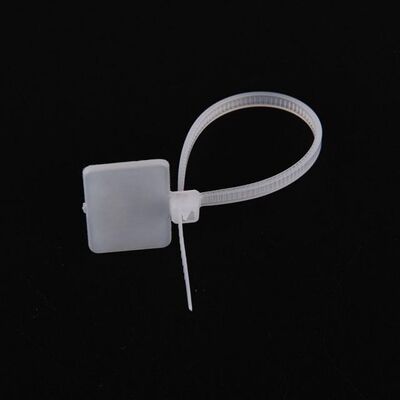 100Pcs Zip Ties Write Wire Power Cable Label Mark Tag Nylon