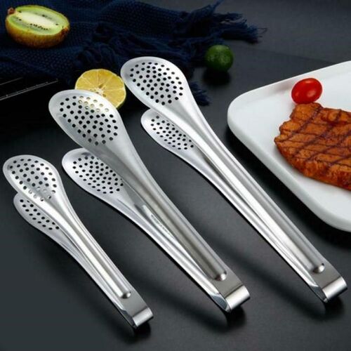 Kitchen Stainless Steel Dish Salad Tongs for Hot Pot Baking