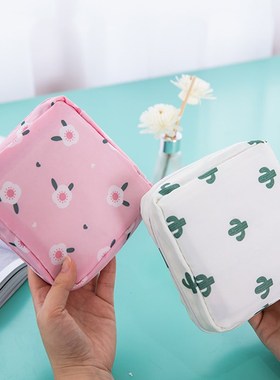 Storage Bags Lovely Women Sanitary Pad Organizer Purse Holde