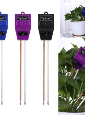 3 in 1 Soil PH Meter Flower Pot Hygrometer Soil Tester Plant