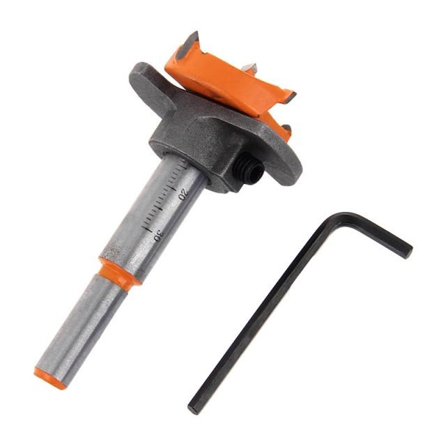 1 Set Woodworking Drill Bit 35mm Cemented Carbide Cutter Woo