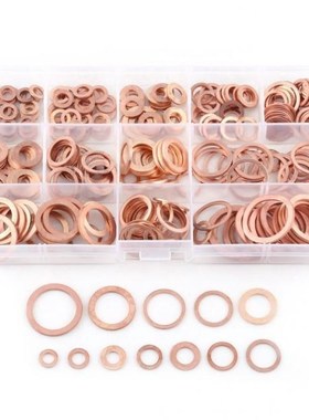 280pcs 12 Sizes Copper Flat Washer Plain Washers With Box Fi