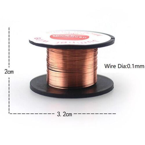 1Pc 0.1mm PCB Link Wire Copper Soldering Wire Maintenance Ju