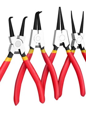 4 Pcs 7in Circlip Pliers Set Retaining Clip Internal Externa