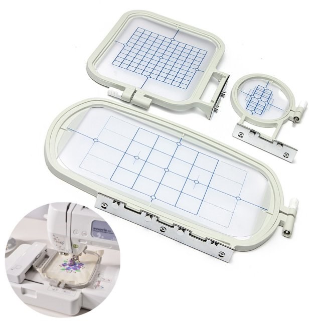 3pcs Sewing Machine Embroidered Frame For Designer Embroider