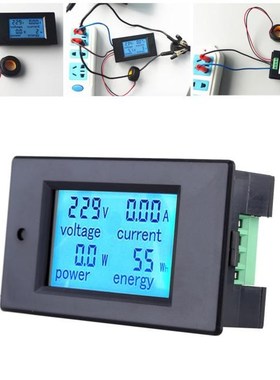 AC80-260V 100A Digital LCD Current Voltage Active Powers Ene