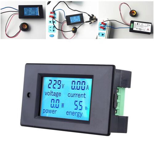 AC80-260V 100A Digital LCD Current Voltage Active Powers Ene