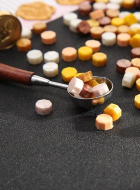 100pcs Retro Octagon Fire Painting Pills Sealing Wax Granule