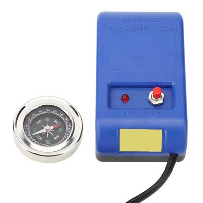 Electrical Demagnetizer Tools and Compass Set for Watch Repa