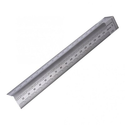 180mm Right Angle Scribing Ruler Stainless Steel Woodworking