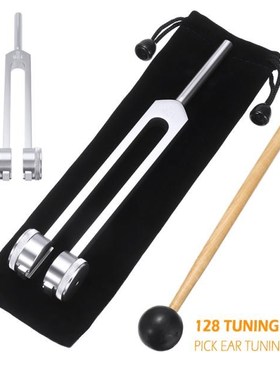 Medical Tuning Fork Chakra Hammer Ball Diagnostic 128HZ Freq