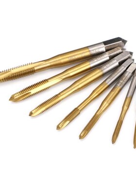 M2/M2.5/M3/M3.5/M4/M5/M6 HSS Metric Straight Flute Thread Sc