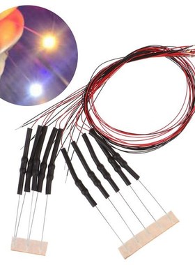 10Pcs 20cm T0603wm Pre-soldered Micro 0.1mm Copper Wired Whi