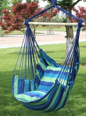 Canvas Bedroom Hanging Hammock Chair Indoor Swing Chair for