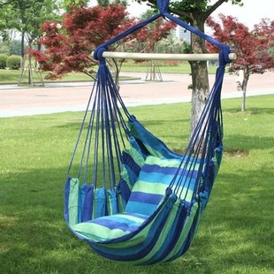 Canvas Bedroom Hanging Hammock Chair Indoor Swing Chair for