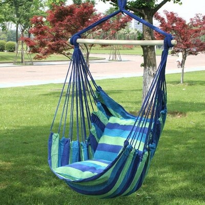 Canvas Bedroom Hanging Hammock Chair Indoor Swing Chair for