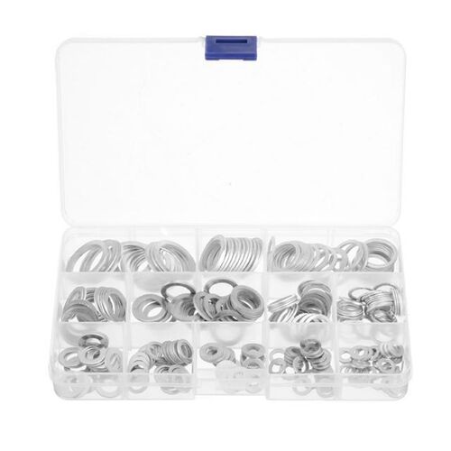 280Pcs/Set Aluminum Washers Round Metal Sealing Washer Gaske
