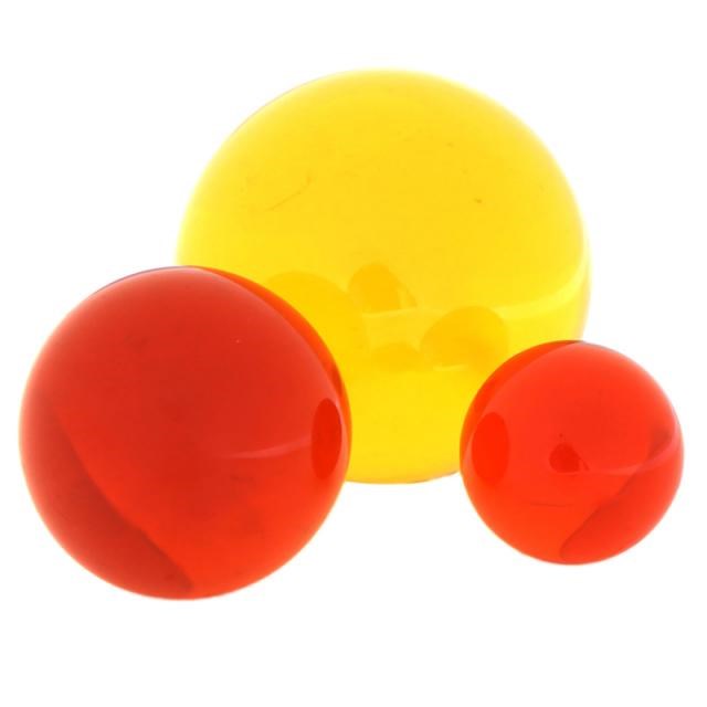 1pcs Crystal Amber Ball Quartz Healing Sphere Photography Pr