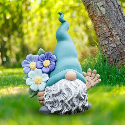Dwarf Statue Faceless Doll Garden Gnome Statue Outdoor Terra