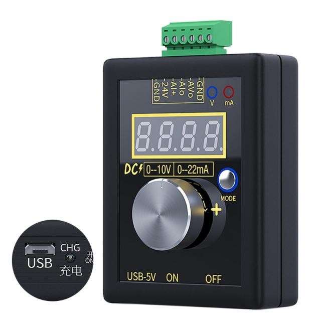 Rechargeable Analog 0-5V 0-10V 4-20mA Signal Generator Recha