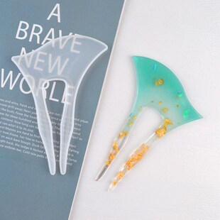 3Pcs DIY Classical Hairpin Silicone Mold Hair Sticks Jewelry