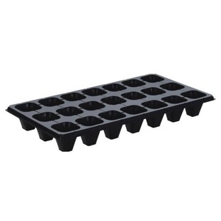 Black High Quality Plastic Seedling Tray Vegetable Flower Nu