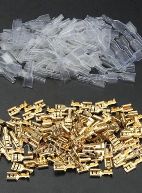 200PCS/100Pairs Male/Female Spade Crimp Terminals Electrical